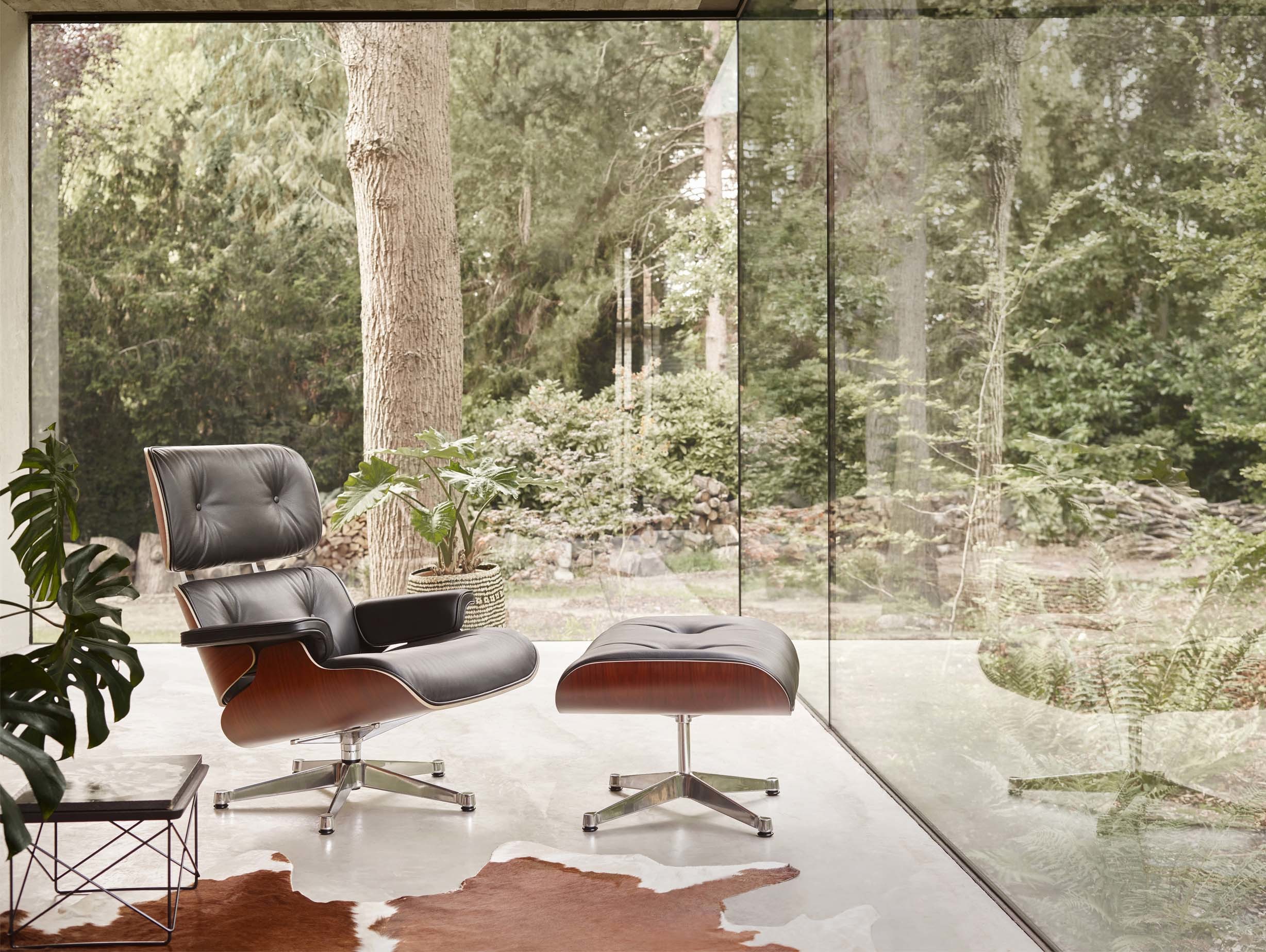 Vitra eames lounge chair ottoman